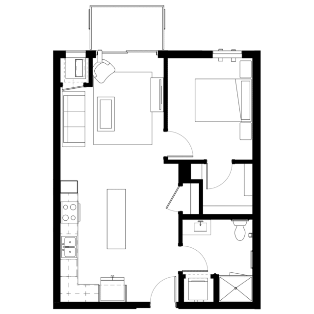 The Fenley Apartments Floorplans