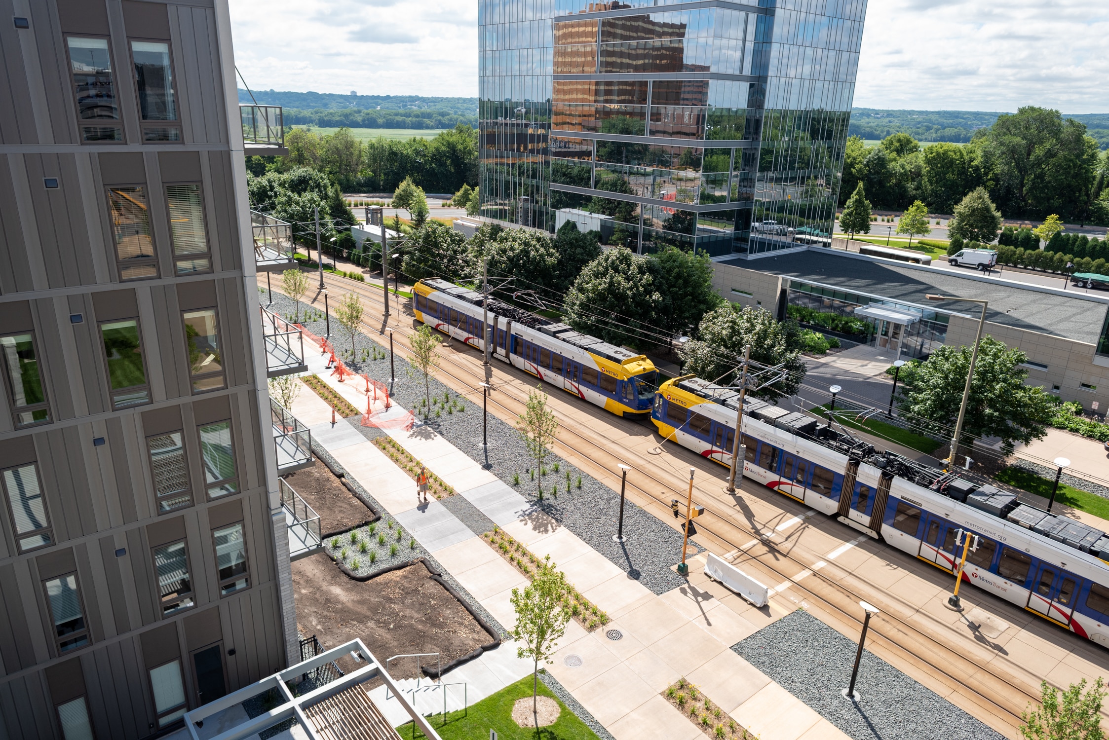 Apartments on the light rail - Minneapolis